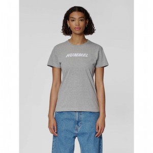 Hummel Elemental Logo Cotton Strumpor Dam Grå | 849094-582