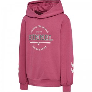 Hummel Elena Hoodie Barn Rosa | 678750-162