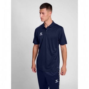 Hummel Essential Piketröja Herr Marinblå | 353389-371