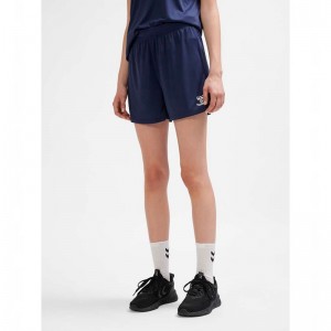 Hummel Essential Shorts Dam Marinblå | 746560-132