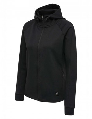 Hummel Essi Zip Hoodie Dam Svarta | 448512-114