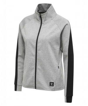 Hummel Essi Zip Jackor Dam Grå | 291608-436