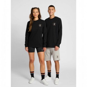 Hummel Everything Nothing Ls T-shirt Dam Svarta | 088080-360