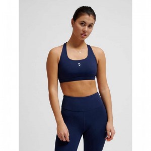 Hummel Fast Impact Strap Sport BH Dam Marinblå | 139024-678