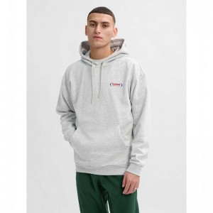 Hummel Felix Loose Hoodie Herr Grå | 515991-818