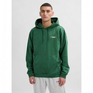 Hummel Felix Loose Hoodie Herr Gröna | 528454-347