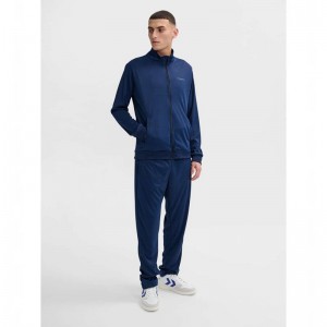 Hummel Felix Poly Tracksuit Sportkläder Herr Marinblå | 613032-681