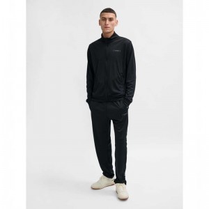 Hummel Felix Poly Tracksuit Sportkläder Herr Svarta | 030062-193