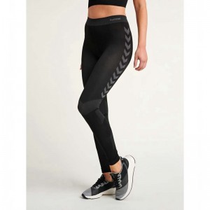 Hummel First Seamless Strumpbyxor Dam Svarta | 523563-314
