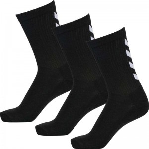 Hummel Fundamental 3-pack Strumpor Dam Svarta | 383340-271