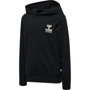 Hummel Global Hoodie Barn Svarta | 775604-515