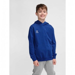 Hummel Go 2.0 Hoodie Barn Blå | 992427-913