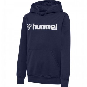 Hummel Go 2.0 Logo Byxor Barn Marinblå | 324819-581
