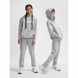 Hummel Go 2.0 Logo Hoodie Barn Grå | 450375-960