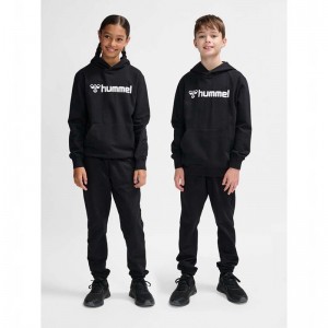 Hummel Go 2.0 Logo Hoodie Barn Svarta | 163943-504