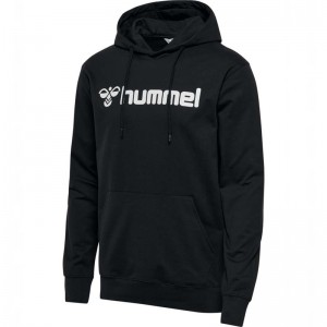 Hummel Go 2.0 Logo Hoodie Herr Svarta | 614405-214