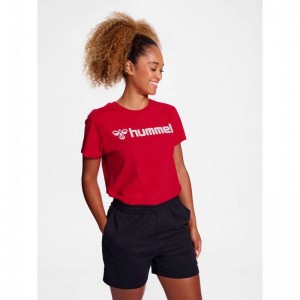 Hummel Go 2.0 Logo S/S Inomhusskor Dam Röda | 308927-108