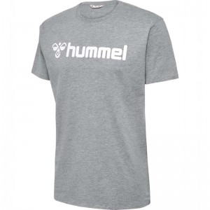 Hummel Go 2.0 Logo S/S T-shirt Herr Grå | 731906-516