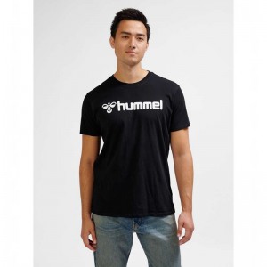 Hummel Go 2.0 Logo S/S T-shirt Herr Svarta | 196186-260