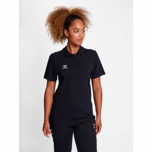 Hummel Go 2.0 Polo T-shirt Dam Svarta | 020226-097