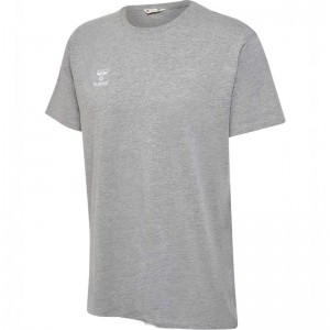 Hummel Go 2.0 S/S Linne Herr Grå | 730778-551