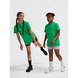 Hummel Go 2.0 S/S T-shirt Barn Gröna | 001911-674