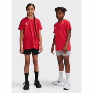 Hummel Go 2.0 S/S T-shirt Barn Röda | 947588-275