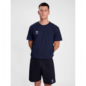 Hummel Go 2.0 S/S T-shirt Herr Marinblå | 270512-107