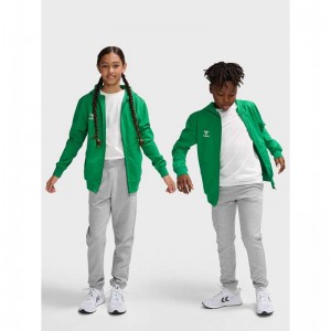 Hummel Go 2.0 Zip Hoodie Barn Gröna | 824761-230