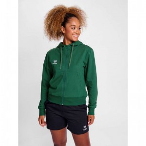 Hummel Go 2.0 Zip Hoodie Dam Gröna | 133217-787