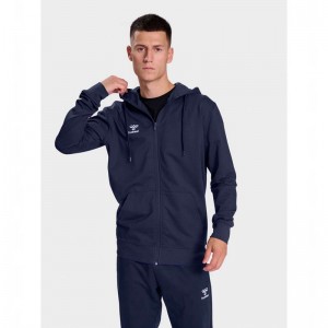 Hummel Go 2.0 Zip Hoodie Herr Marinblå | 551801-092