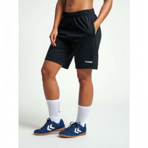 Hummel Go Cotton Bermuda Shorts Dam Svarta | 829885-237