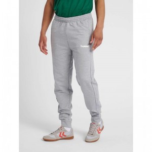 Hummel Go Cotton Byxor Herr Grå | 949145-875