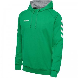 Hummel Go Cotton Hoodie Herr Gröna | 750848-943