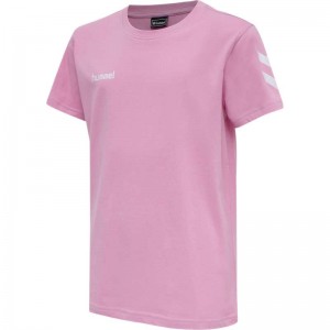 Hummel Go Cotton S/S Träningsbyxor Barn Rosa | 992890-612