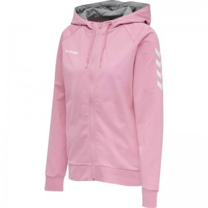 Hummel Go Cotton Zip Ryggsäckar Dam Rosa | 204008-663