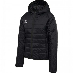 Hummel Go Quilted Hood Jackor Dam Svarta | 542353-023