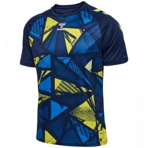 Hummel Graphic Universe S/S Jersey Herr Marinblå | 139600-947