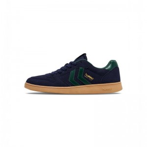 Hummel Handball Perfekt Synth. Suede Sneakers Dam Svarta | 002540-245