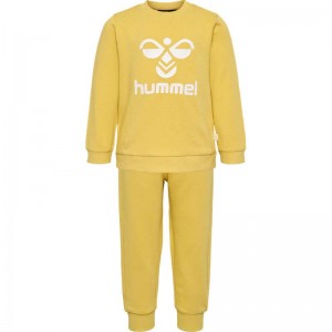 Hummel Happy Arine Crew Set Barn Gula | 408956-337