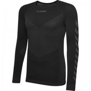 Hummel Hummel First Seamless Jersey L/S Baslager Herr Svarta | 320117-027