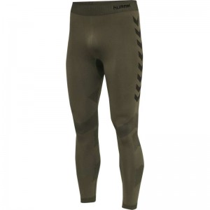 Hummel Hummel First Seamless Tr Strumpbyxor Herr Olivgröna | 240141-663
