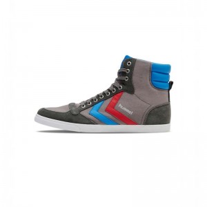Hummel Hummel Slimmer Stadil High Sneakers Herr Grå | 146215-609