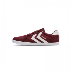 Hummel Hummel Slimmer Stadil Low Strumpbyxor Herr Röda | 891970-560