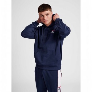 Hummel Ic Dayton Hoodie Herr Marinblå | 270350-225