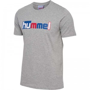 Hummel Ic Marty T-shirt Herr Grå | 929059-400