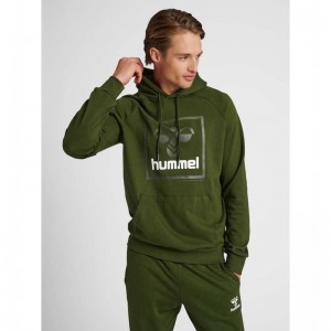 Hummel Isam 2.0 Hoodie Herr Gröna | 492890-592