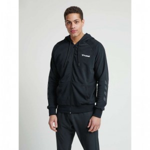 Hummel Isam Zip Hoodie Herr Svarta | 459803-115