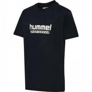 Hummel Jr Base S/S T-shirt Barn Svarta | 393091-188