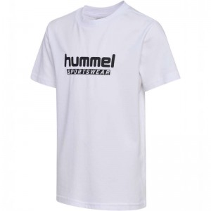 Hummel Jr Base S/S T-shirt Barn Vita | 015077-529